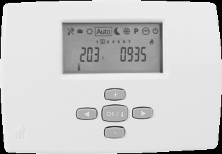 KLOKTHERMOSTAAT RF CLOCK (Radson)